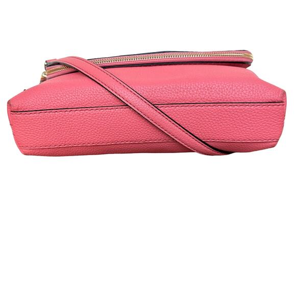 Kate Spade New York Crossbody Bag - Coral Pink Leather - Picture 3 of 14